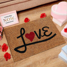 Paillasson rétro style ferme pour la Saint-Valentin 15,75 x 23,62