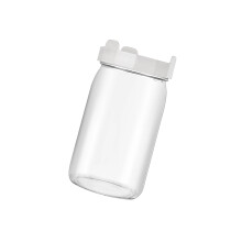 Wide Mouth Mason Jar Sprouting Set with Sprouting Lid and-White