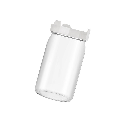 Wide Mouth Mason Jar Sprouting Set with Sprouting Lid and-White