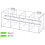 Label Storage Solution Acrylic Construction 7 Compartments Wall 1