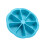 Heat Resistant Triangular Pastry Molds Flexible Silicone-Blue 1