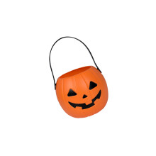 Pumpkin Shaped Bucket With Ergonomic Grip Halloween Candy-S