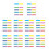 10 Sheets Writable Clear Colorful Index-blanktransparent co 1