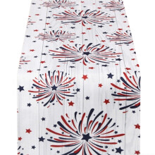 Independences Day Linen Table Flag 33X183Cm 4Th of July-6