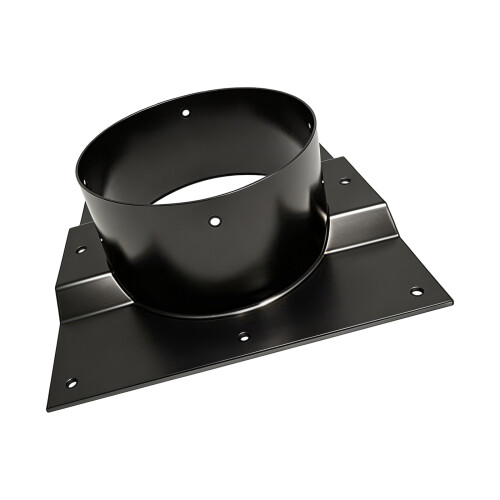 Protective Round Chimney Attachment produced For Angled Profile