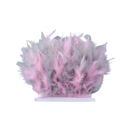 Artistic Handmade Plumage With Flame Effect Border Great-006