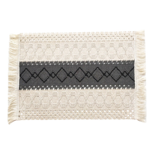 Rustics Styles Cotton Linen Table Mats Collection-1 Pattern 5