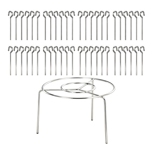 Hitzebeständiger Edelstahl-Luftfritteusen-Spießständer.