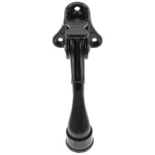 5Pcs Black Door Stopper for Bottom of Door with Semi Automatic Step