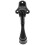 5Pcs Black Door Stopper for Bottom of Door with Semi Automatic Step 1