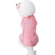 Reflective Strips Fabric Dog Vest Summer Cooling-Lightpink XS