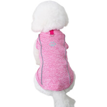 Reflective Strips Cooling Shirt for Dog Fabric-Rose Red M