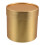 Goldene runde Blumenbox für Sträuße – 12,5 cm 1