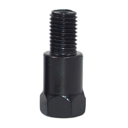 10mm til 10mm motorcykelspejladapterbolt stål sort