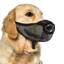 Adjustable Strap Muzzle Comfortable for Small, Medium,-BlackXL
