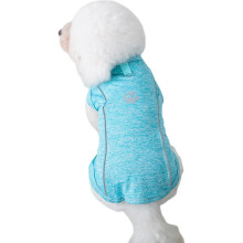 Reflective Strips Fabric Dog Vest Summer Cooling-Light Blue L