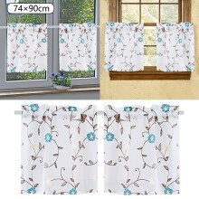 Lace Sheer Curtains for Living Room & Bedroom, 29 x 35 in,