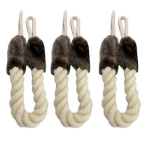 Rope Door Stopper Hanging Cotton Rope for Finger Protection 9Pcs