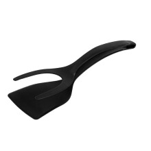 Black Heat-Resistant Spatula with Beveled Edge