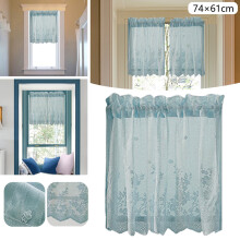 Lace Sheer Curtains for Living Room Bedroom 24 x 29 in