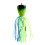 1 Piece Multicolored Glowing Squid Skirt Saltwater Baits-C 1