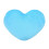 Heart Pillow 30 cm Sky Blue Plush Throw Cushion 1