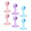 Door Stopper Hold-Open Door Catch for Home Use 18Pcs Silicone Wall Protector 1