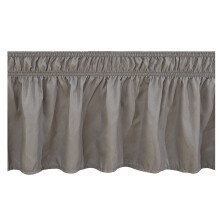 Jupe de lit King Size ajustable et élastique, résistante à la décoloration