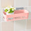 Pink Plastic Multifunctional Shelf – Lightweight Storage 1