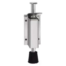(140mm) Spring Door Stopper Foot Kickdown Stop TelescopeStainles Steel Sturdy Foot Pedal Door Lock Holder Heavy Duty Protector Wall
