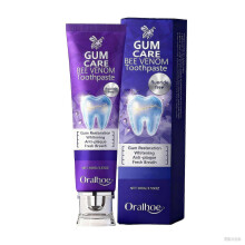 (1) 1~5x Bee Venom Toothpaste for Gum Restoration, Purple Teeth Whitening Toothpaste for Sensitive Teeth 25-26