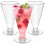 Bicchieri da Martini in plastica con cucchiaini (177 ml) - Confezione da 40 pezzi 1