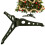 Support pour sapin de Noël en ABS vert 40 x 40 x 7,5 cm 1