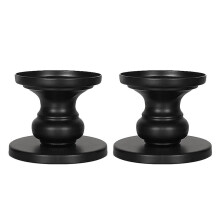 Black Iron Candle Holder Tray 10 x 7 x 7.5 cm