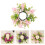 Artificial Flower Candle Ring 10 Inch for Pillar Candles 1