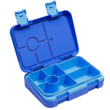 Voedsellunchbox voor kinderen Transparant deksel en-Blauw