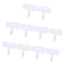 10Pcs Garden Fence Imitation Stone Plant Support Stake-White