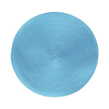Braided Round Placemats Set of 4, 38 cm Washable Non-Slip