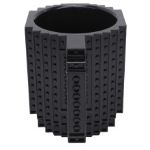 Build On Brick Becher schwarz Kunststoff+PVC Kaffeebecher