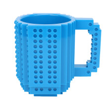 Build On Brick Becher Blau - Kunststoff + PVC für Kinder