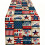 Red White Blue Linen Table Runner 33x183cm Striped Star-15 1