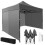 Automatic Pop-Up Garden Tent, 3x3m, Grey, Adjustable 1