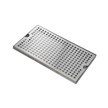 Plateau d'égouttage en acier inoxydable pour thé Kung Fu, 30 x 17,5 cm