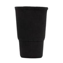 Funda reutilizable para café helado, color negro, 483 ml (17 oz).