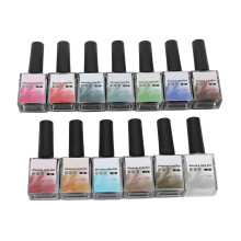 13 Colors Blooming Nail Polish Dye Set Watercolor DIY Nail Art Dye Gel Decorations Manicure Tool