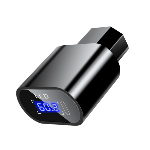 Intelligent Voltages Indicator USB C Charger For Electric-Black