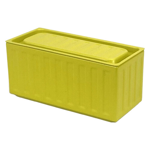 Small Container Desk Organizers for Pencils Erasers-Yellow