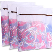 3-pakning med ekstra store nettingposer for finvask, 61 x 61 cm