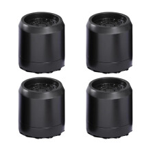 Isolatiepads voor wasmachines, 45 mm, zwart, verpakking van 4