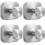 Stainless Steel Suction Shower Hooks 4 Pack 1